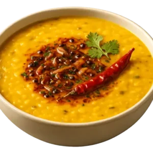 Tarka Dal met Nan brood.