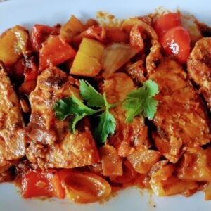 Fish Jal-Ferizi met Nan brood.