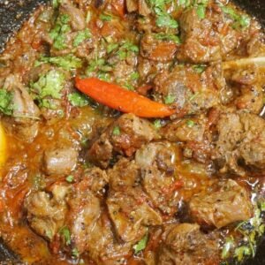 Peshwari Lamb met Nan brood.